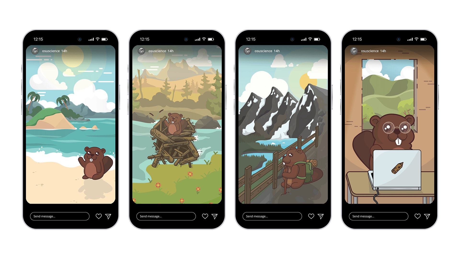 Summertime Beaver social story series